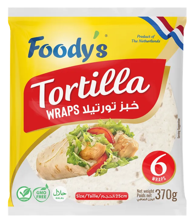 Foody's Tortilla Wraps, 370g