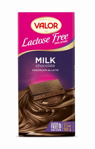 Valor Milk Chocolate Lactose Free, 100g