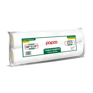 Papco Tpm Table Cover, 100 x 110 cm, 1kg x 2 Roll