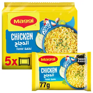 ماجي 2 دقيقة نودلز دجاج، 5x77g