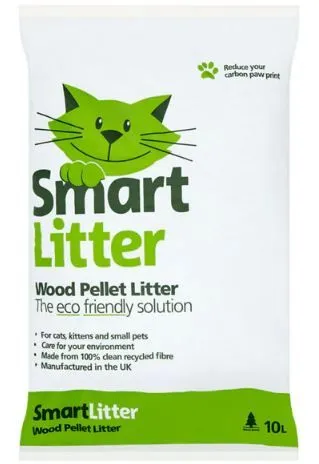 Smart Litter Wood Pellet Cat Litter, 10L