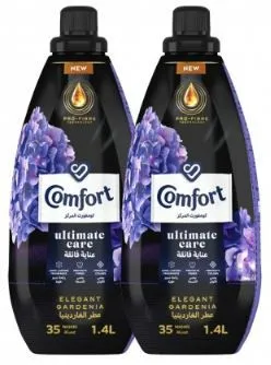 Comfort Concentrated Fabric Conditioner Elegant Gardenia 2x1.4L