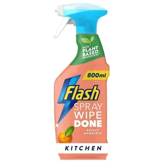 Flash Mandarin Kitchen Spray Wipe Done, 800ml