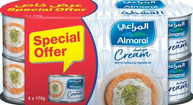 المراعي كريم طويل الأجل كامل الدسم، 6x170جم