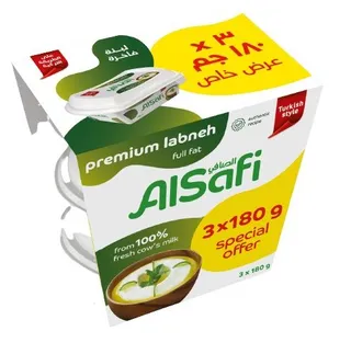 Al Safi Turkish Labneh 180 g x 3 Pcs