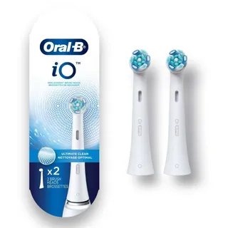 Oral-B iO White Ultimate Clean Toothbrush Refill, 2 Pieces