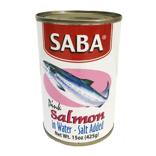 Saba Pink Salmon In Oil & Salt 425 gr