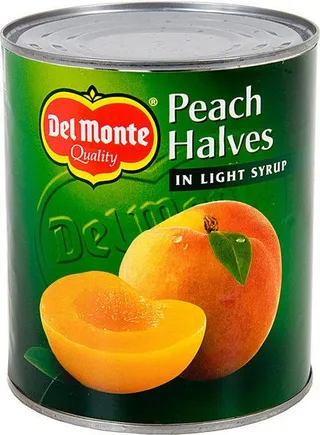 Del Monte Peach Halves In Syrup, 830g