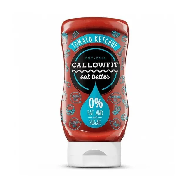 Callowfit Tomato Ketchup 0% Fat & Added Sugar, 300ml
