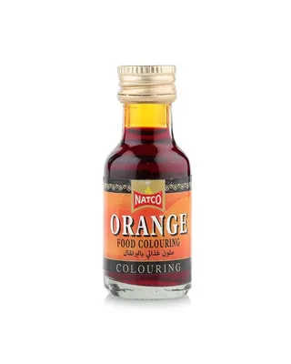 Natco Orange Food Colour, 28ml