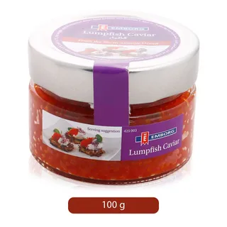 Emborg Lumpfish Caviar Red, 100g
