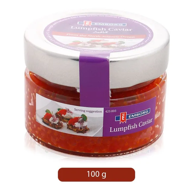 Emborg Lumpfish Caviar Red, 100g