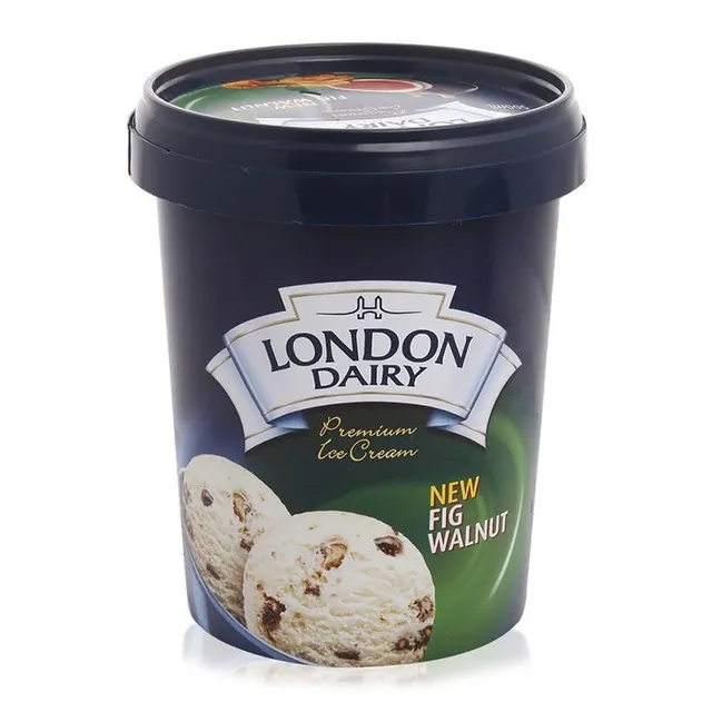 London Dairy Premium Ice Cream - Fig and Walnut 500ml