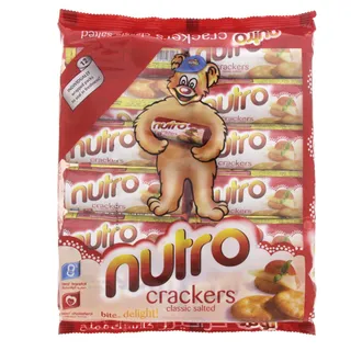 Nutro Tasty Cracker Salted Biscuits, 12x42g