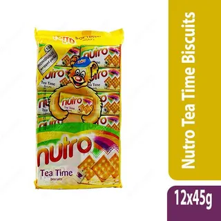 Nutro Tea Time Sweet & Salt Biscuits, 12x45g