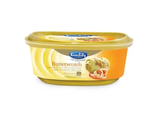 Kwality Ice Cream Caramel Butter Scotch 1Ltr