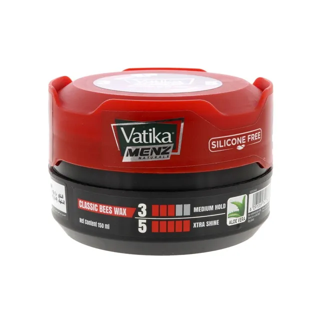 Vatika Naturals Medium Hold Hair Wax, 150ml