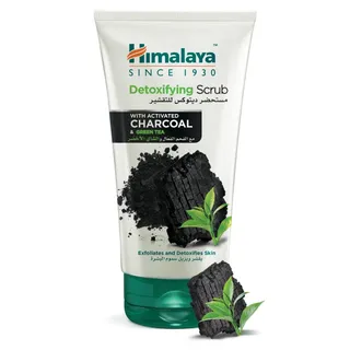 Himalaya Detoxifying Facial Scrub with Activated Charcoal & Green Tea, 150ml