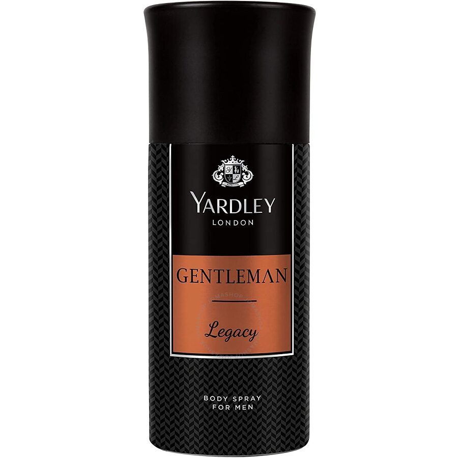 Yardley Gentleman Legacy Body Spray for Men, 5.1oz