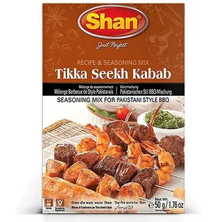 شان تيكا سيخ كباب بي بي كيو 50G