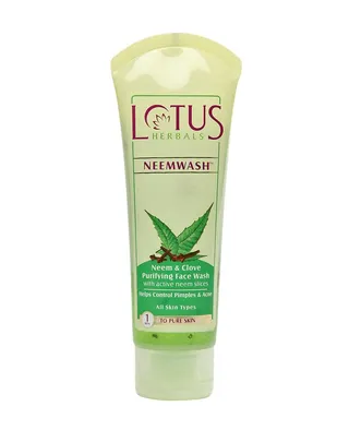 Lotus Herbals Neemwash Neem & Clove Purifying Face Wash 120g