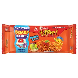 Sunfeast Yippee Magic Instant Noodles Masala Flavor Vegetarian 240 G