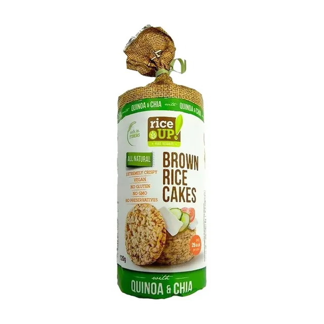 Rice Up Quinoa & Chia Brown Rice Cakes 120g