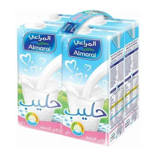 Almarai UHT Milk Fat Free, 4x1L