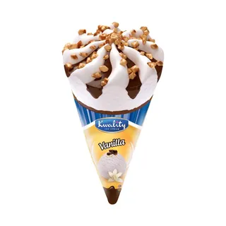 Kwality Vanilla Toto Cone Ice Cream 100ml