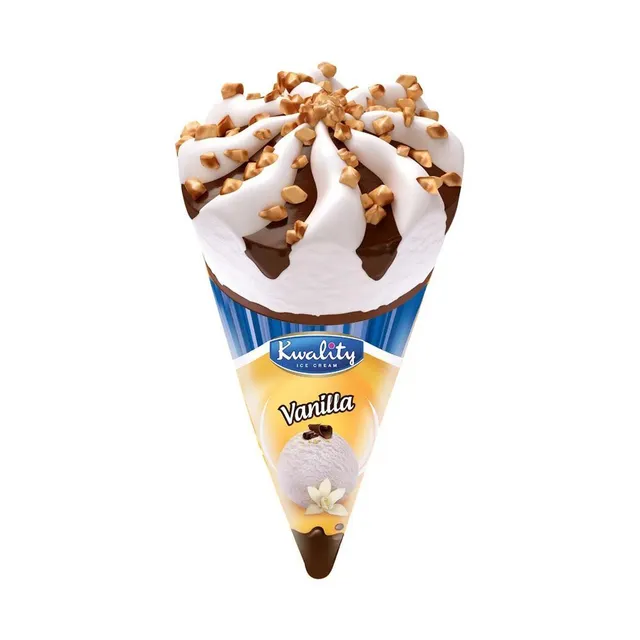 Kwality Vanilla Toto Cone Ice Cream 100ml