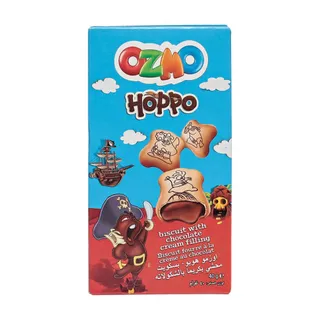 Ozmo Hoppo Biscuit Filled with Chocolate Cream, 40g