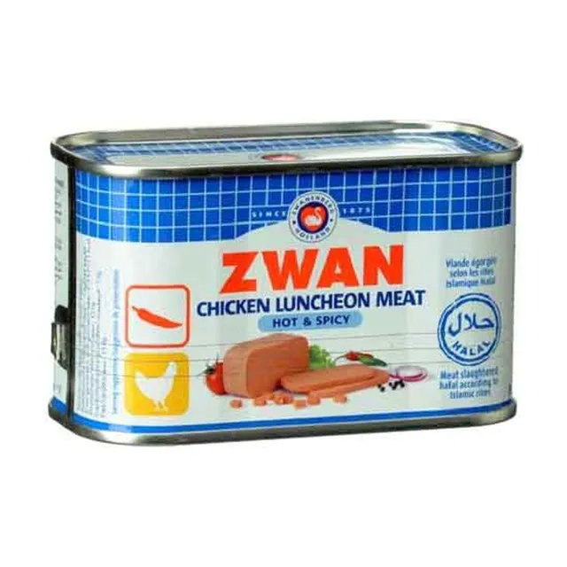 Zwan Hot And Spicy Chicken Luncheon Meat 200g