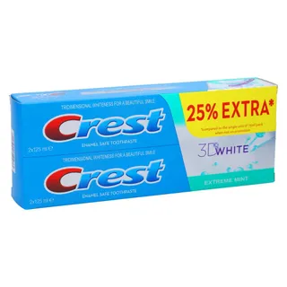 Crest 3D White Fresh Xtreme Mint 125 ml x 2 pcs