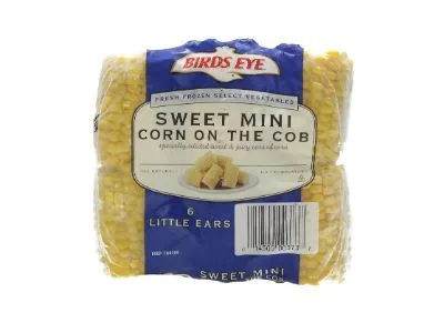 Birds Eye Sweet Mini Corn On The Cob 6 Pieces