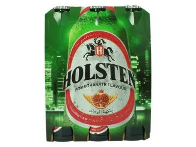 Holsten Non Alcohol Malt Beverage Pomegranate Flavor 6 pcs x 330 ml