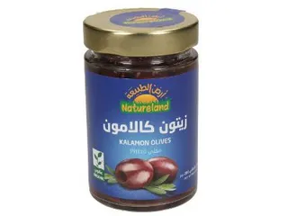 Natureland Organic Pitted Kalamon Olives 280 g