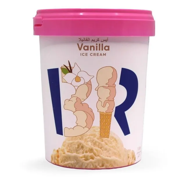 BASKIN ROBBINS ICE CREAM VANILLA 1LTR