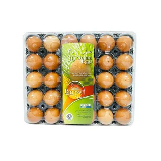 BIDIYAH EGGS WHITE/BROWN MEDIUM 30PCS