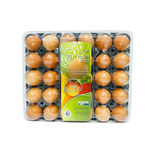 BIDIYAH EGGS WHITE/BROWN MEDIUM 30PCS