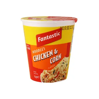 فانتاستيك كوب نودلز دجاج وذرة 70GR