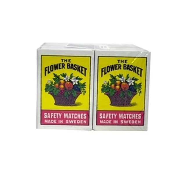 FLOWER BASKET MATCH BOXES 12S