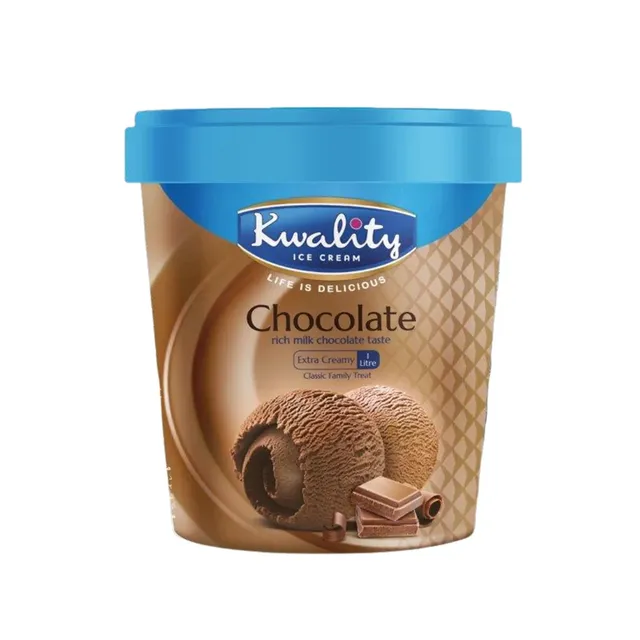 KWALITY ICE CREAM CHOCOLATE 1LTR