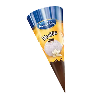 KWALITY ICE CREAM KONO VANILLA CONE 110ML