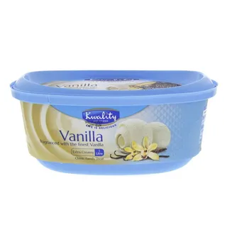 KWALITY ICE CREAM VANILLA 1LTR