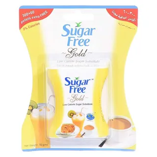 SUGAR FREE GOLD SUGAR TABLET 300+60PALLETS 36GR