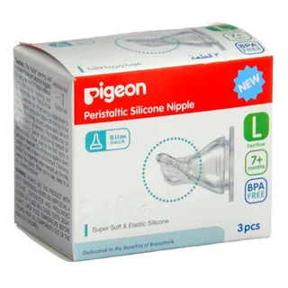 PIGEON NIPPLE FLEXIBLE 9+MONTHS 3PCS