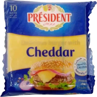 PRESIDENT CHEESE SLICE HAMBURGER 200G