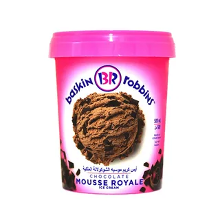 BASKIN ROBBINS ICE CREAM CHOC MOUSE ROYALE 500ML