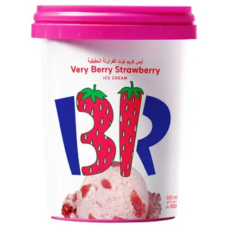 BASKIN ROBBINS ICE CREAM VERY BERRY STRAWBERRY 500ML