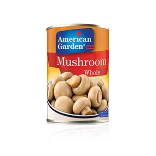 AMERICAN GARDEN CANNED FOOD WHOLE MUSHROOM 425GR